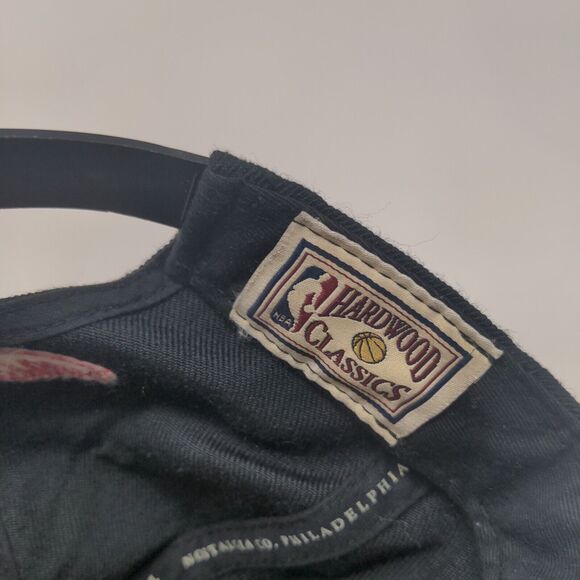 Mitchell & Ness Men's Snapback Hat Black Embroidered Miami Heat NBA Logo - Picture 8 of 10